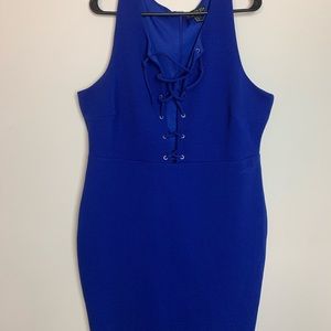 Blue party dress